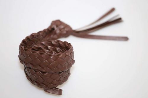 Leather Braided Belt